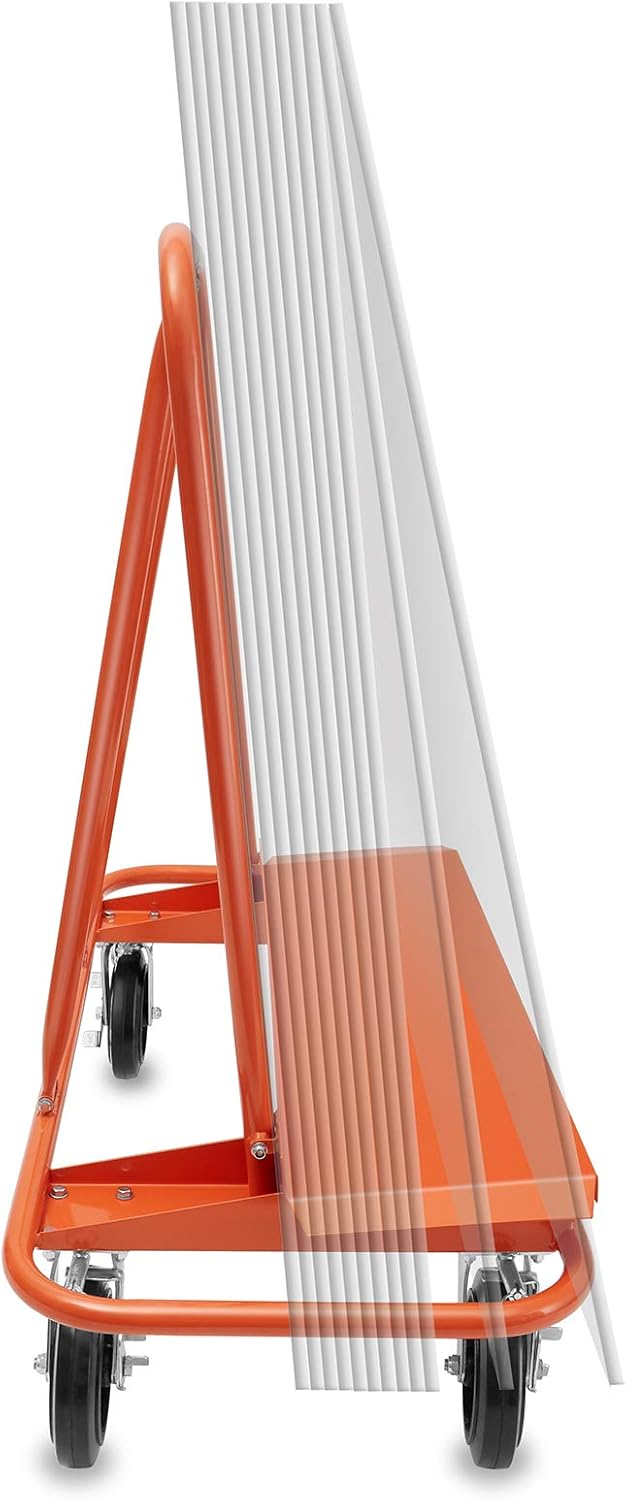 Heavy Duty Drywall Sheet Cart & Panel Dolly with 4 Swivel Wheels P620