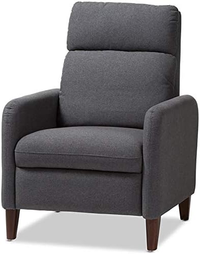Gray and Walnut Recliner J9417