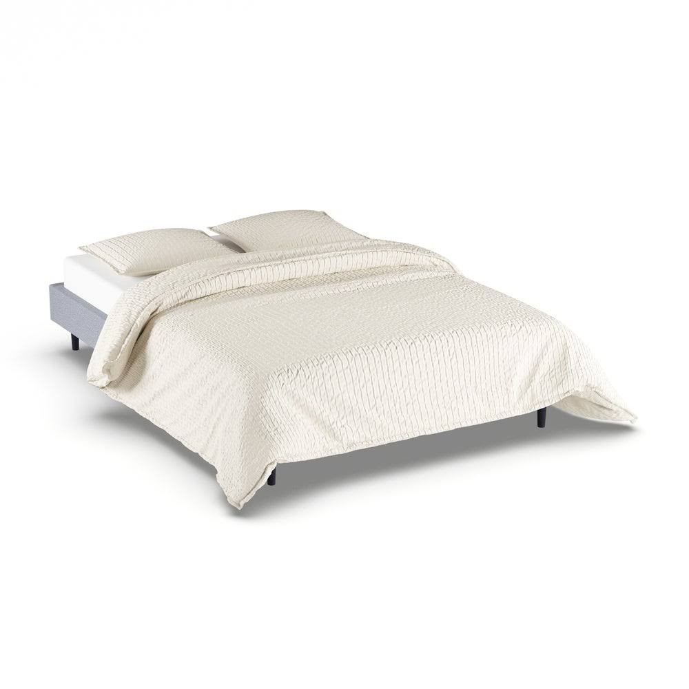 Light Cream 3 Piece King Coverlet Set I5446
