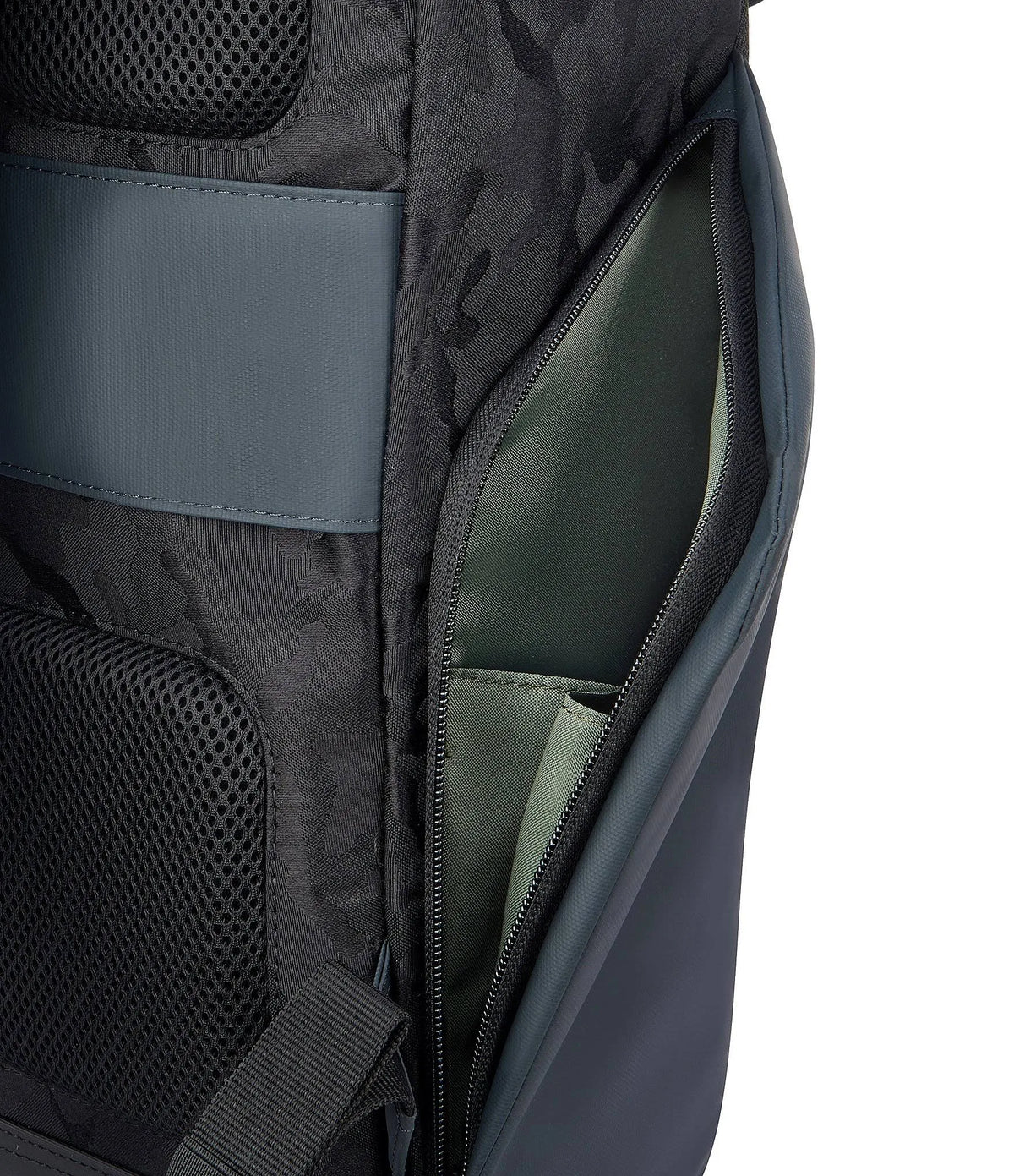 15x22 Laptop Backpack Black Camo H1761