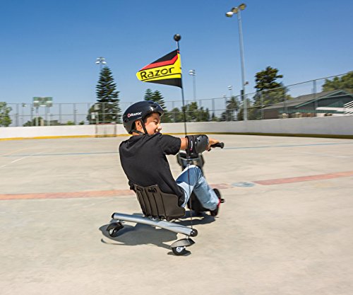 Black Yellow Electric Drifting Trike C65275