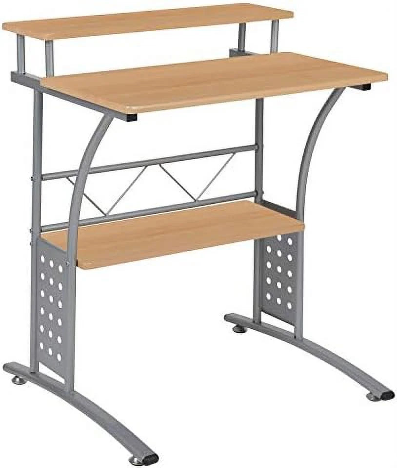 Computer Desk with Storage Shelves E8077