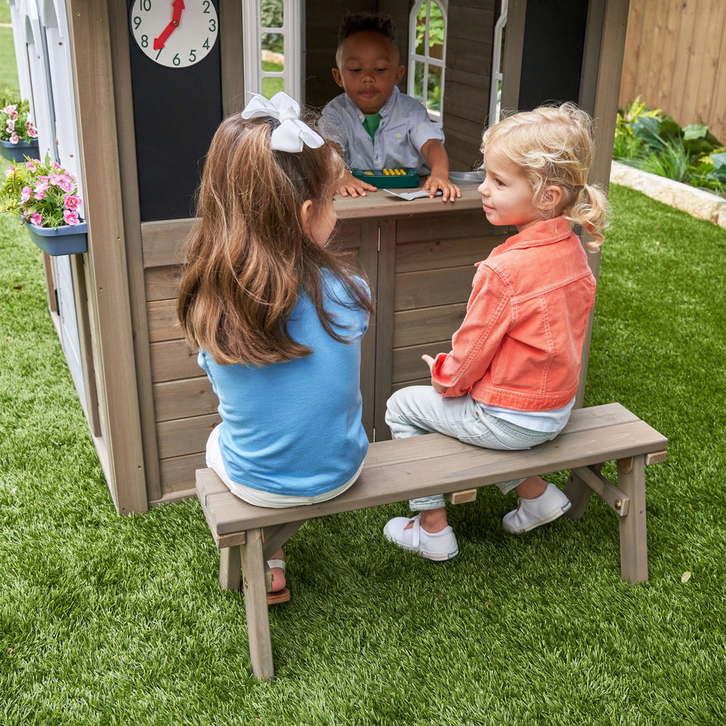 Wooden Outdoor Playhouse with Kitchen T286228