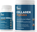 Vegan Omega 3 Algae Oil and Collagen Peptides Powder U4954