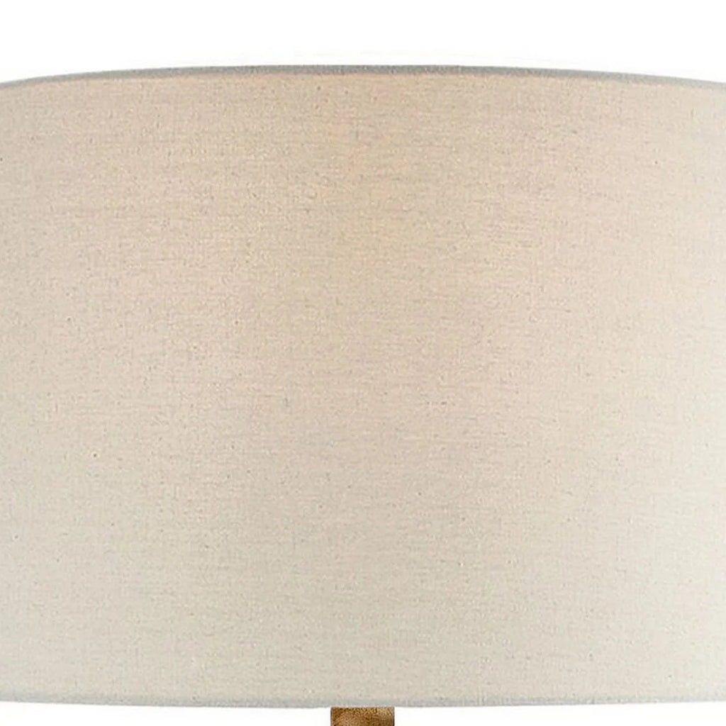29 Inch Table Lamp with Drum Shade Q9677