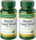 Horny Goat Weed with Maca 60 Capsules Pack of 2 N8748