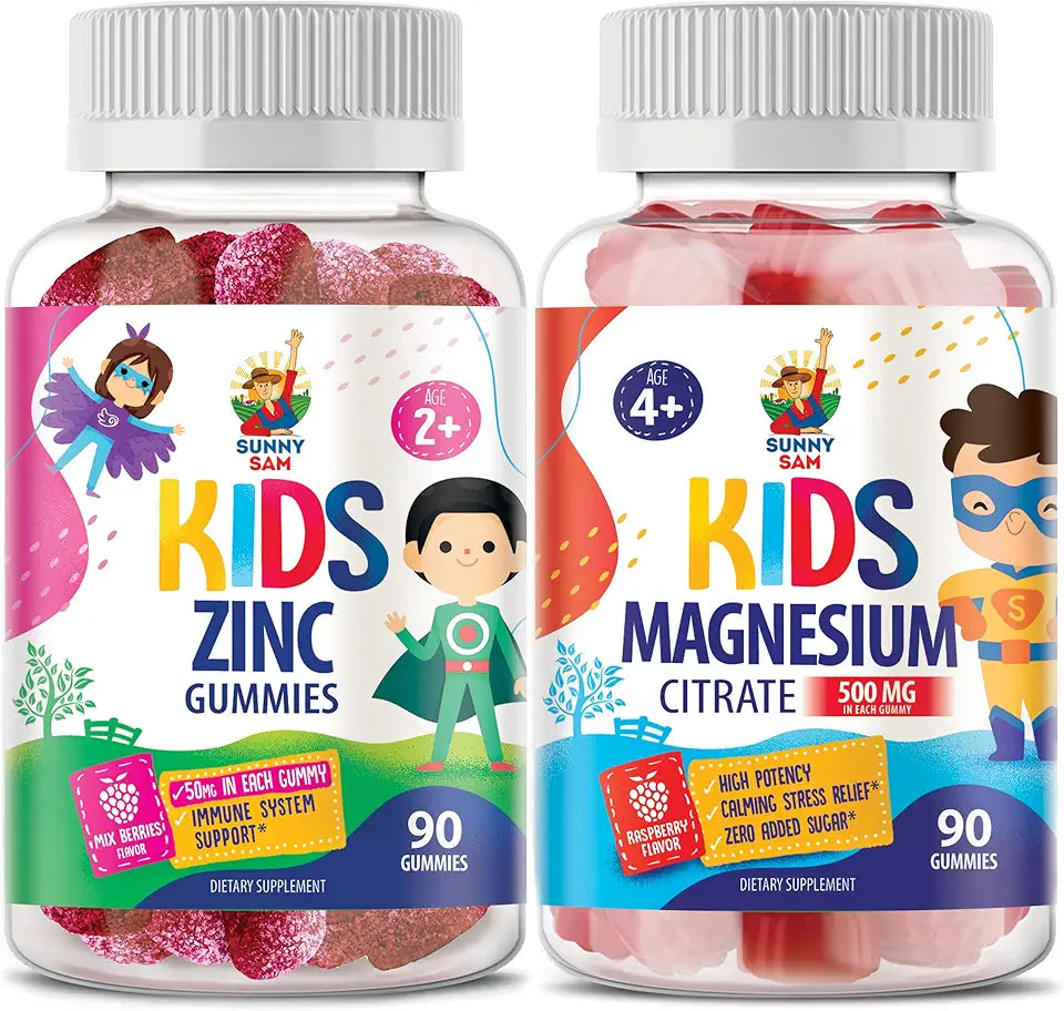 Magnesium & Zinc Gummies 500mg Supplement H680309