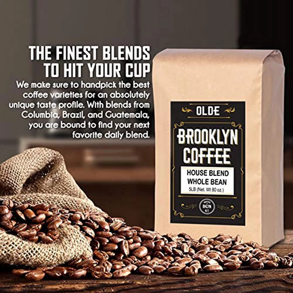 Whole Bean Light-Medium Roast Coffee 5LB Bag A883873