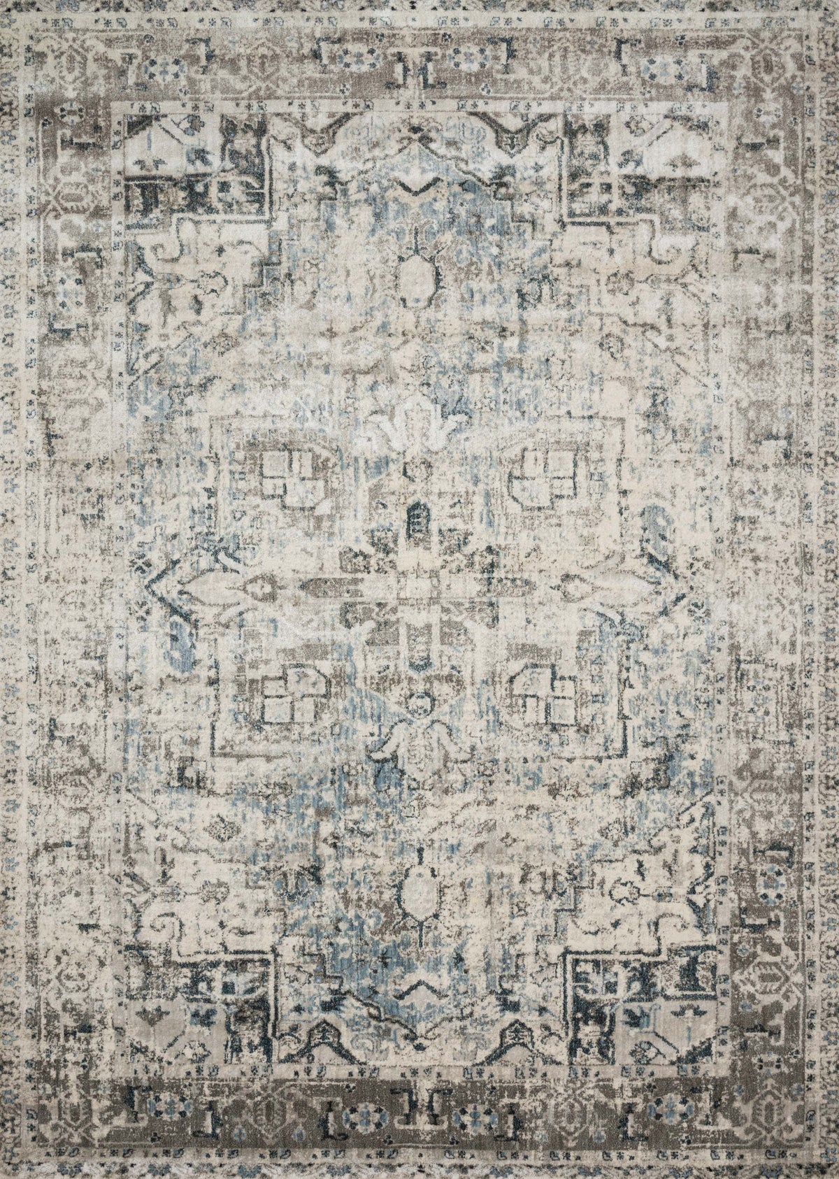 Blue Slate Rug 6'7 x 9'2 V252