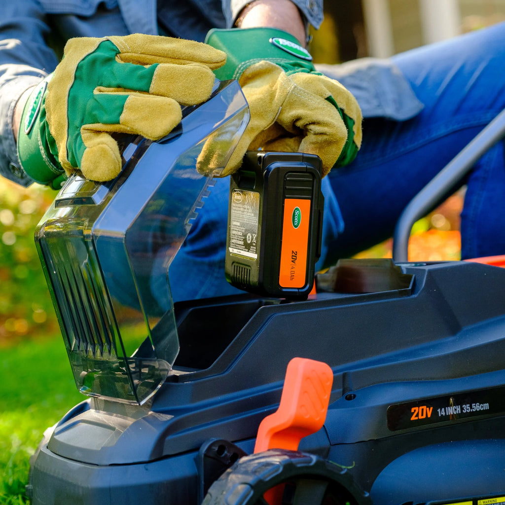14-Inch 20-Volt Cordless Lawn Mower C458