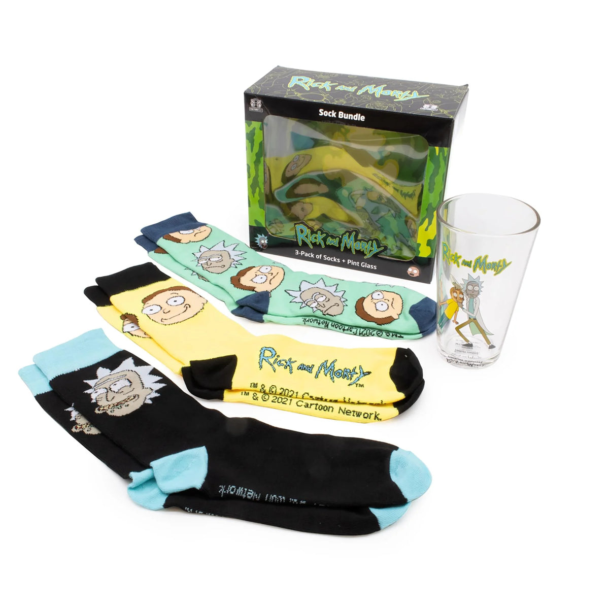 Pint Glass and Sock Bundle A715966