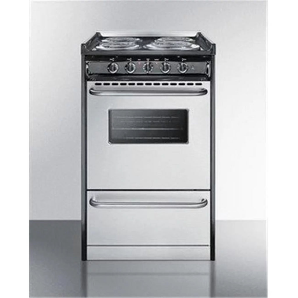 20 in. Slide-in Electric Range with Stainless Steel Doors G5877