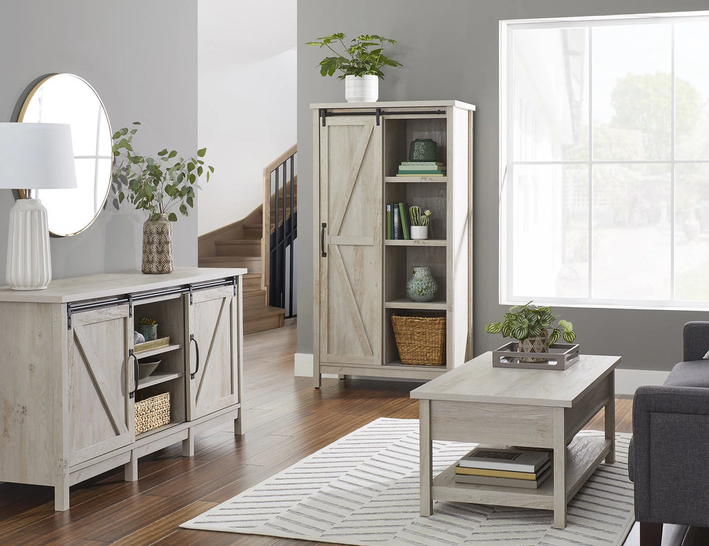 Rustic Gray TV Stand Q657079