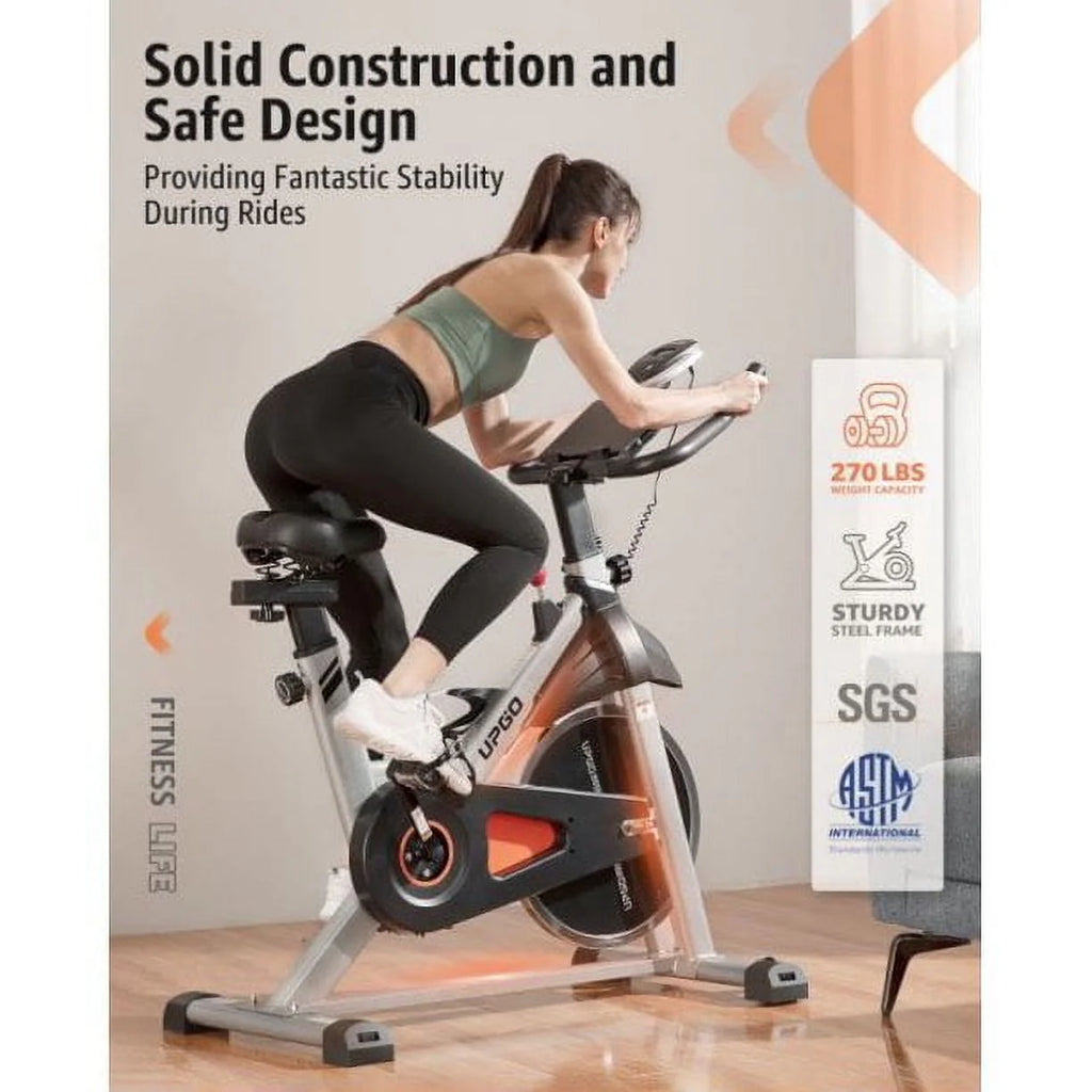 Indoor Cycling Bike 270lb Stationary Exercise Bicycle S5491