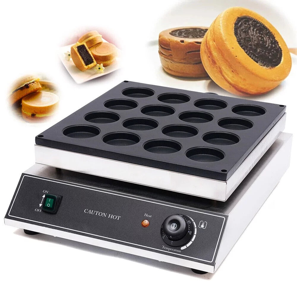 16 Holes Electric Nonstick Waffle Pancake Maker 1700W Q627688