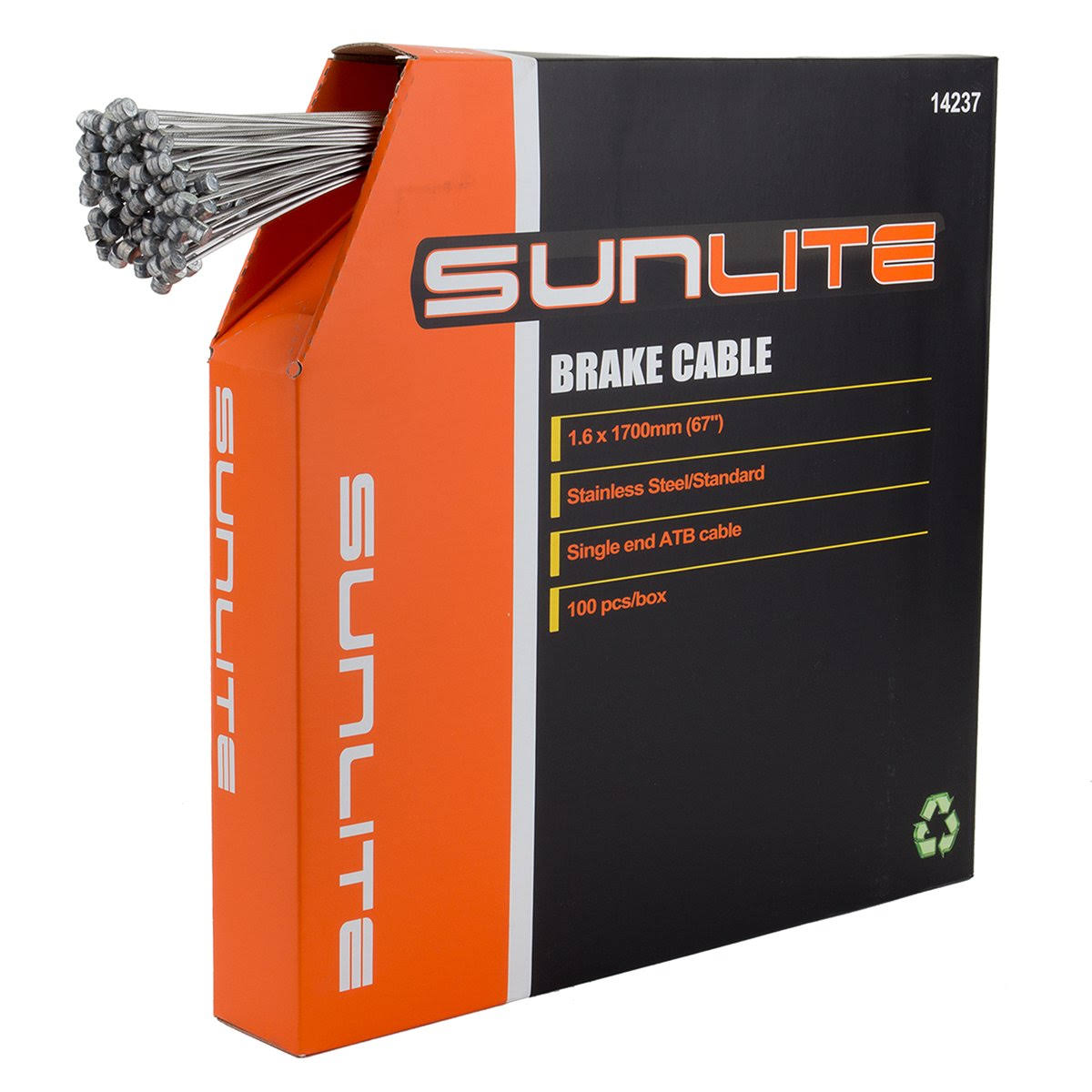 Cable Brake 1.6X1700 SS Box of 100 M37572