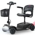 Heavy Duty 4-Wheel Mobility Scooter with Front & Rear Light, Black H948