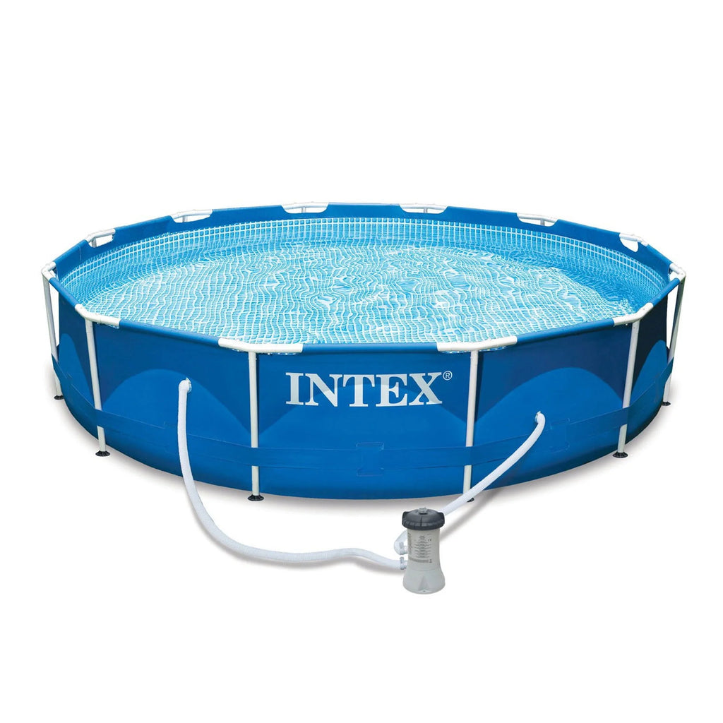 12'x30 Swimming Pool with Pump, Ladder, and Cover Y151
