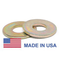 5/8 inch Grade 8 Flat Washer Medium Carbon Steel Yellow Zinc Plated V891053