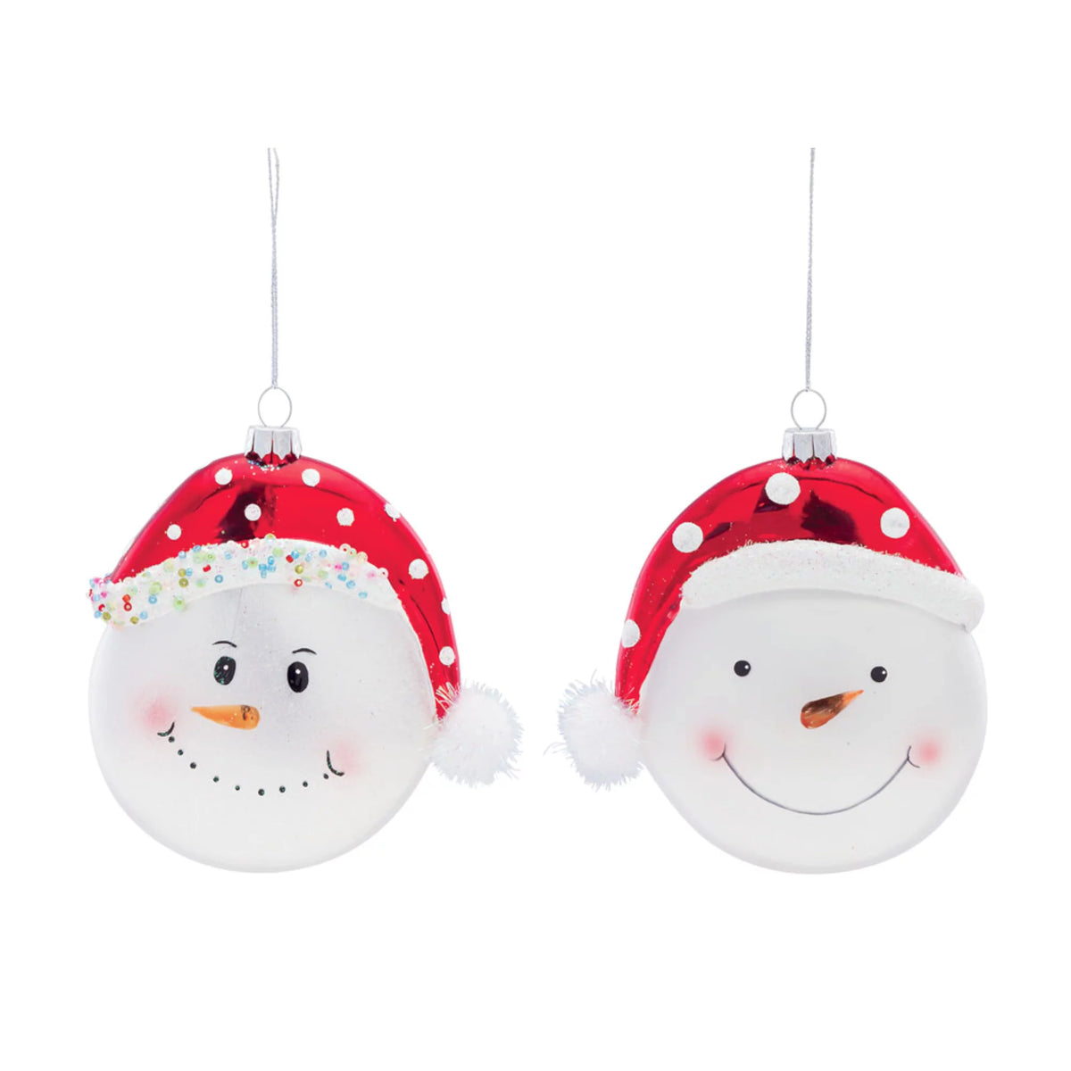 Set of 12 Glass Ornament M2261