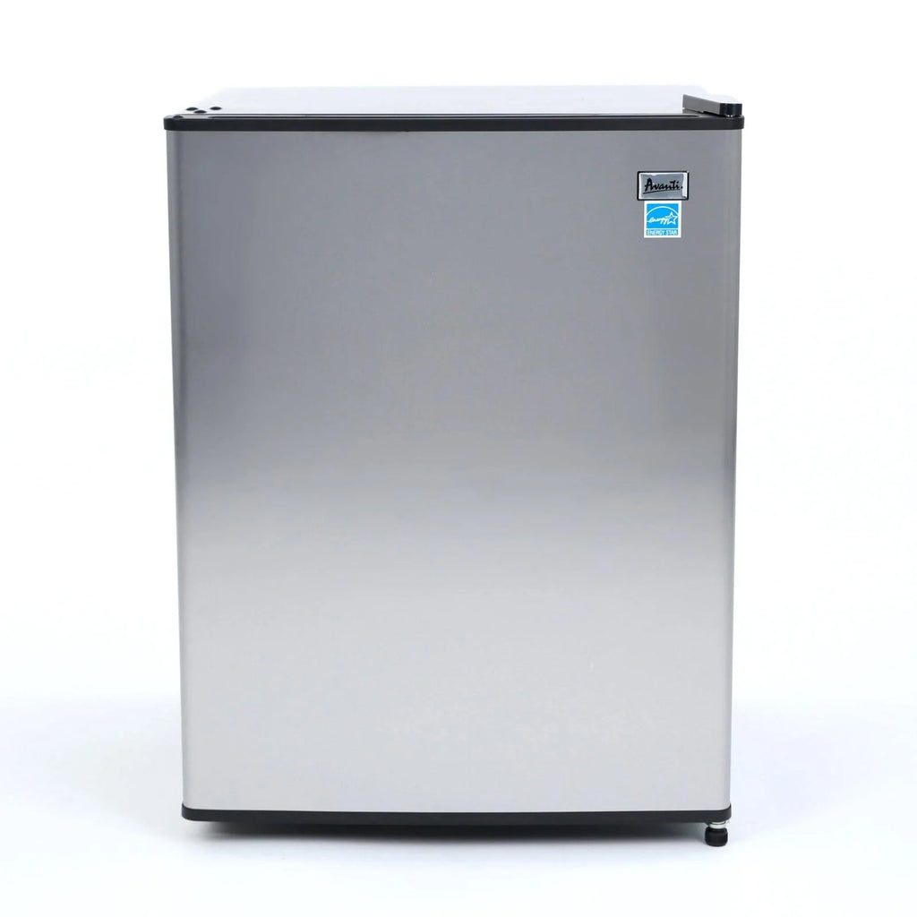 Compact Refrigerator Black On Stainless S4672