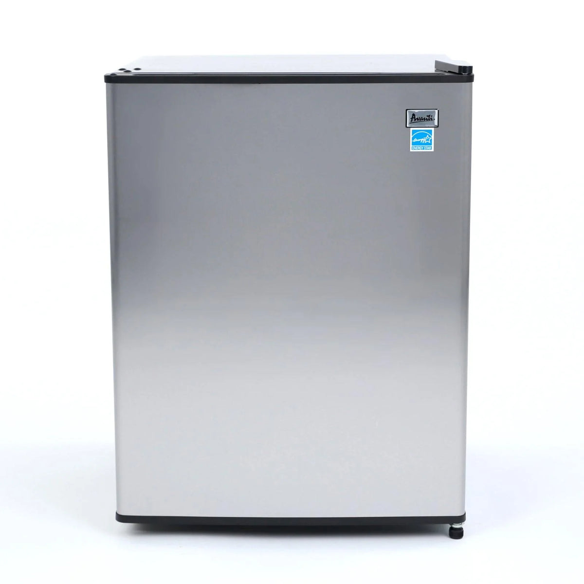 Compact Refrigerator Black On Stainless S4672