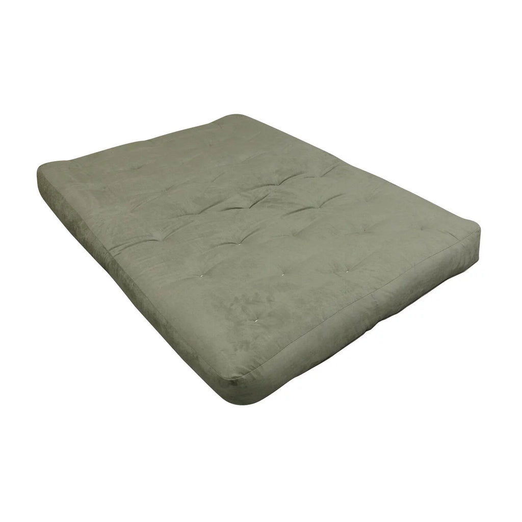 Queen Sage Microfiber Cotton Futon Mattress B4861