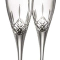 Clear Glass Flute Pair C18452