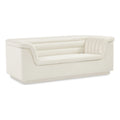 Cream Velvet Loveseat S906