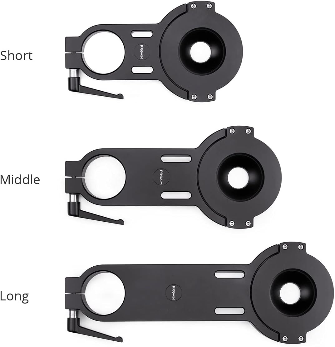 Offset Bowl Adapter Bracket 100mm Long Euro/Elemac Mount Aluminum A277