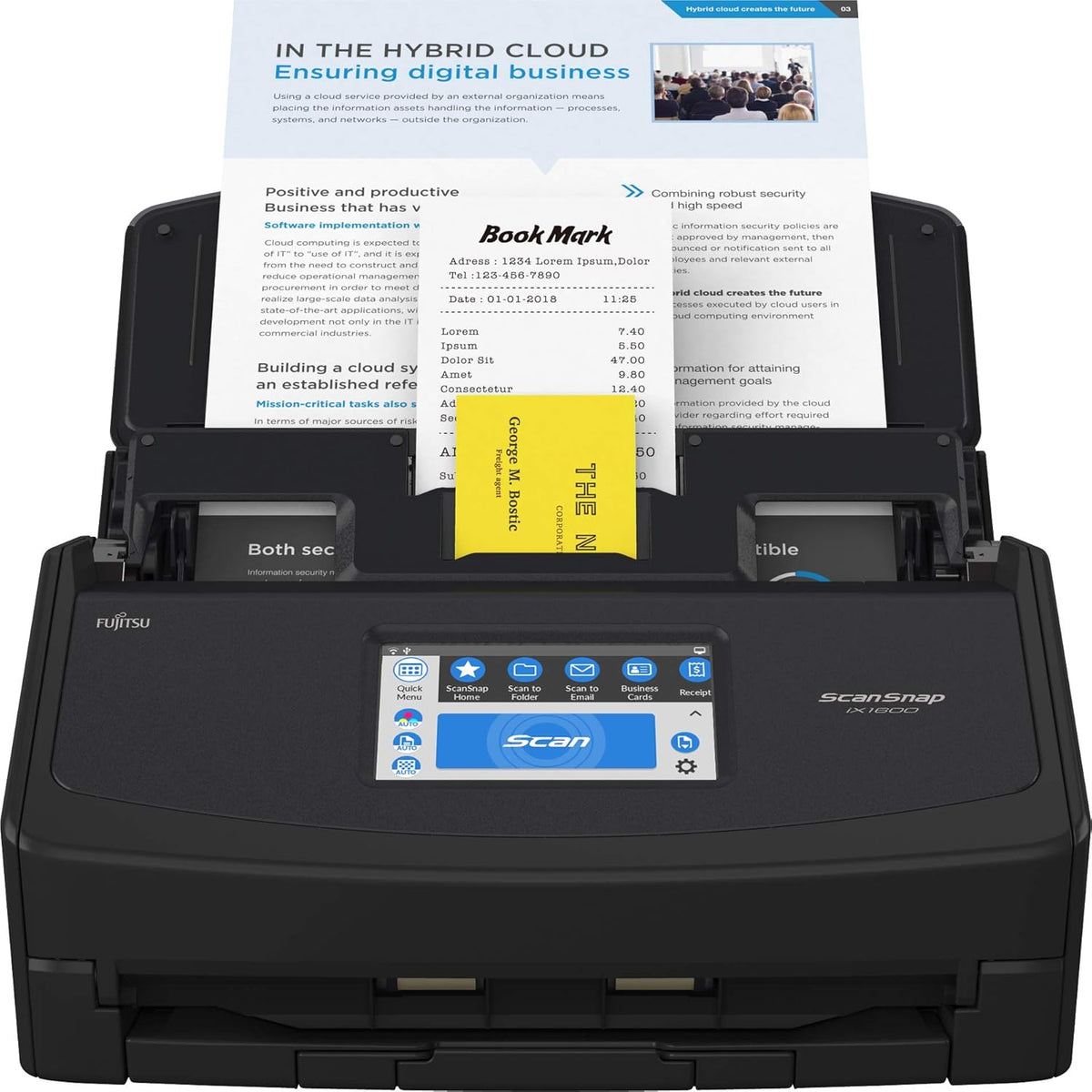 White Document Scanner C868