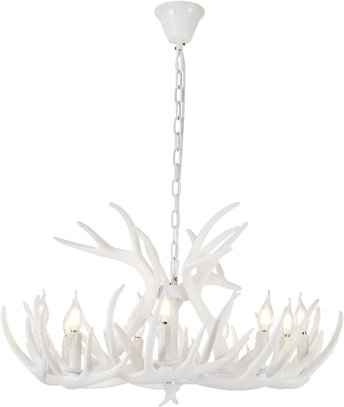 White Antler Chandelier Q395717