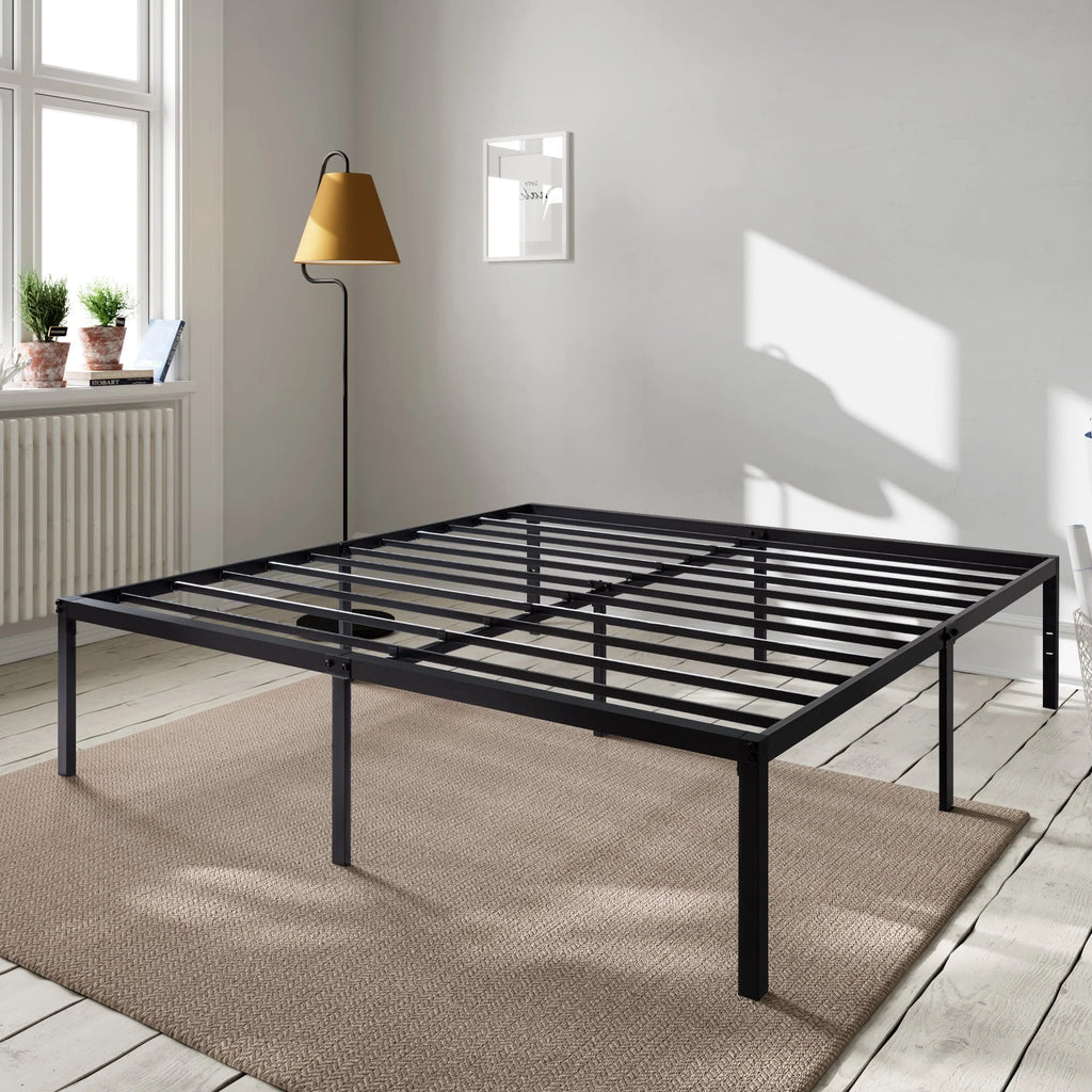 Heavy Duty Full Size Metal Platform Bed Frame with Under Bed Storage F9213