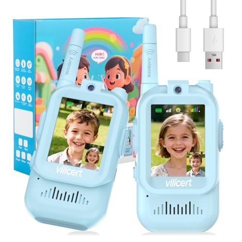 2 Pack Walkie Talkies with Screen D601064