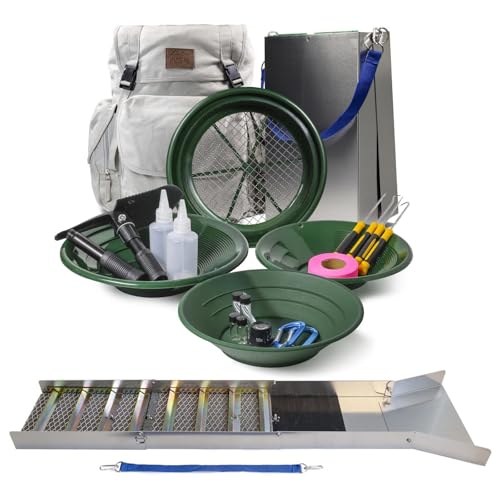 50" Aluminum Folding Sluice Box Gold Prospecting Kit B669