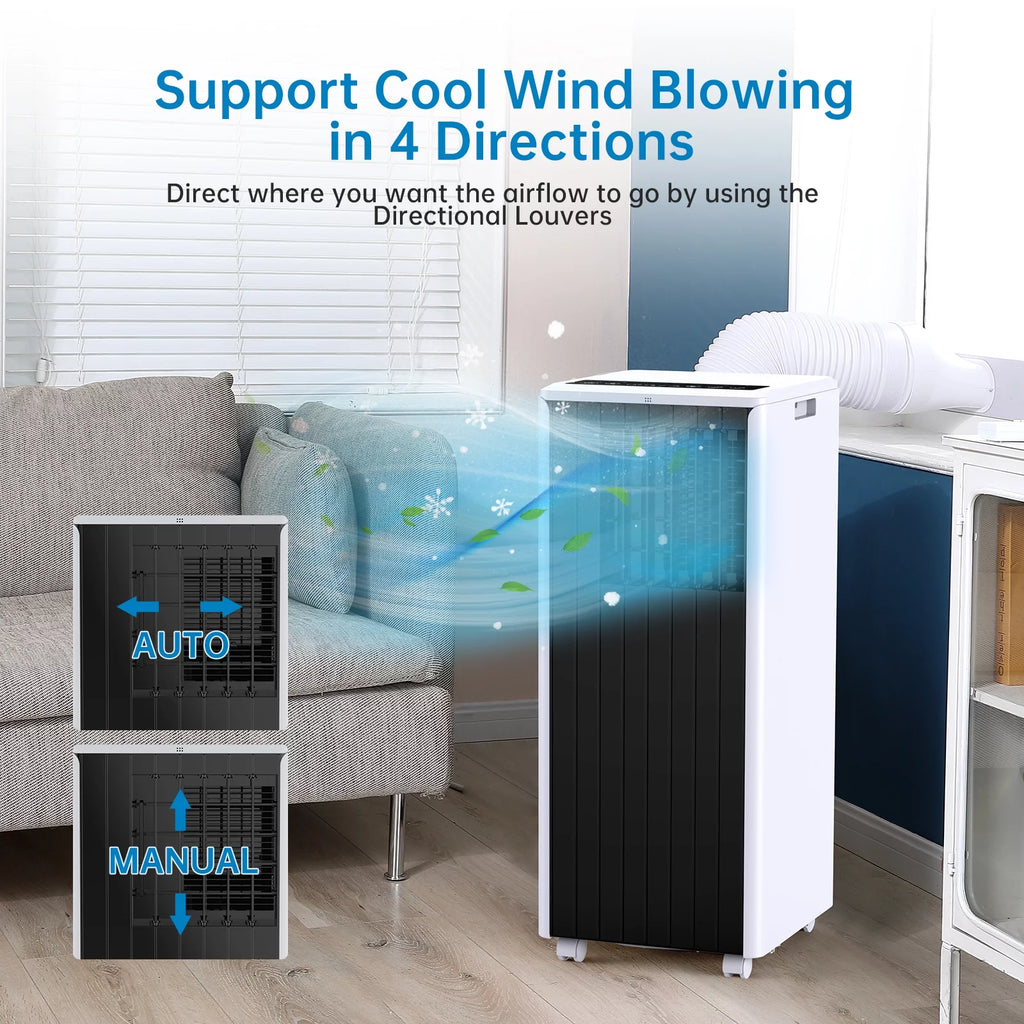 5,000 BTU Portable Air Conditioner Dehumidifier with Remote J273013