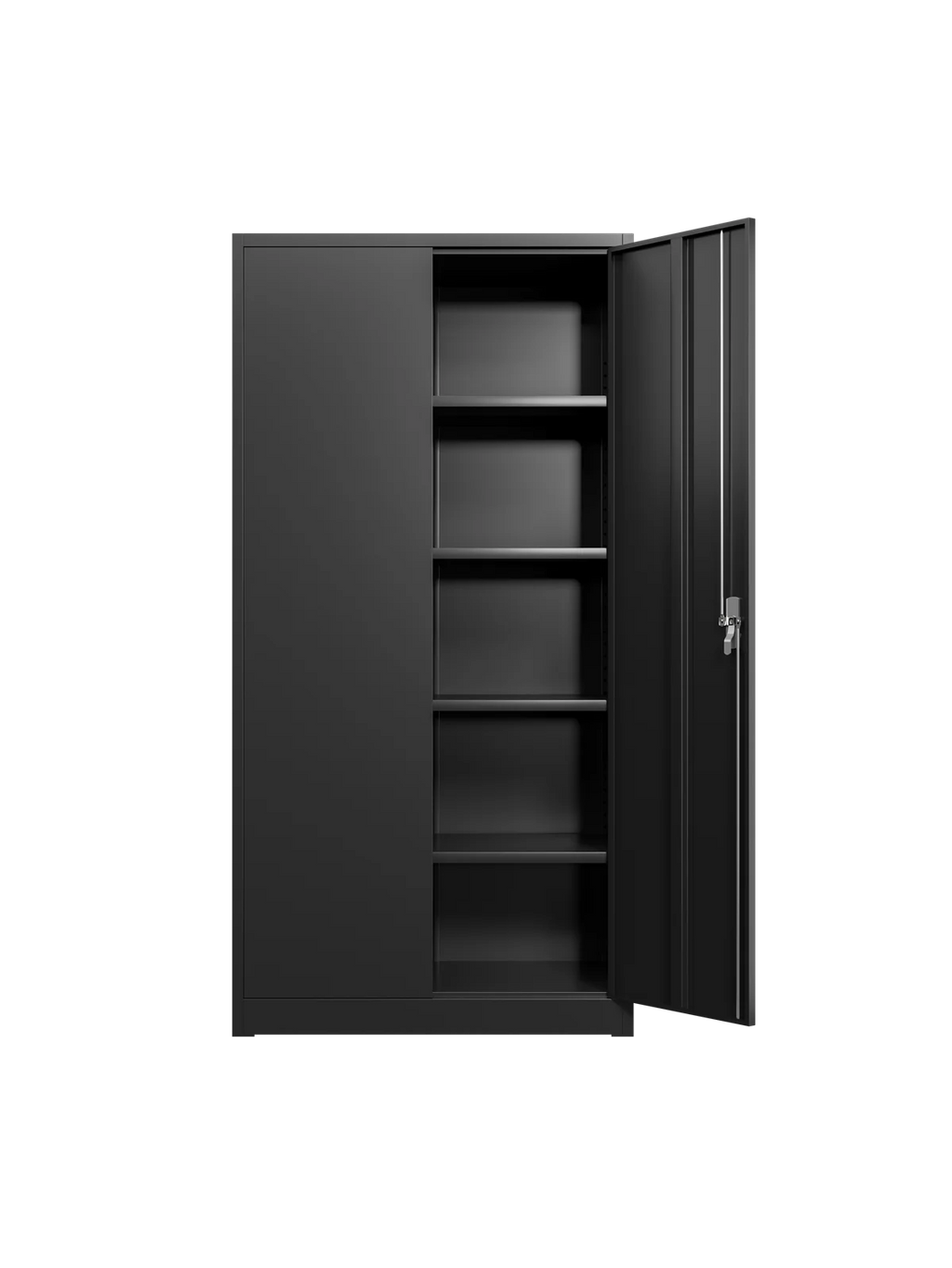 Metal Garage Storage Cabinet with 4 Shelves and Locking Doors W464