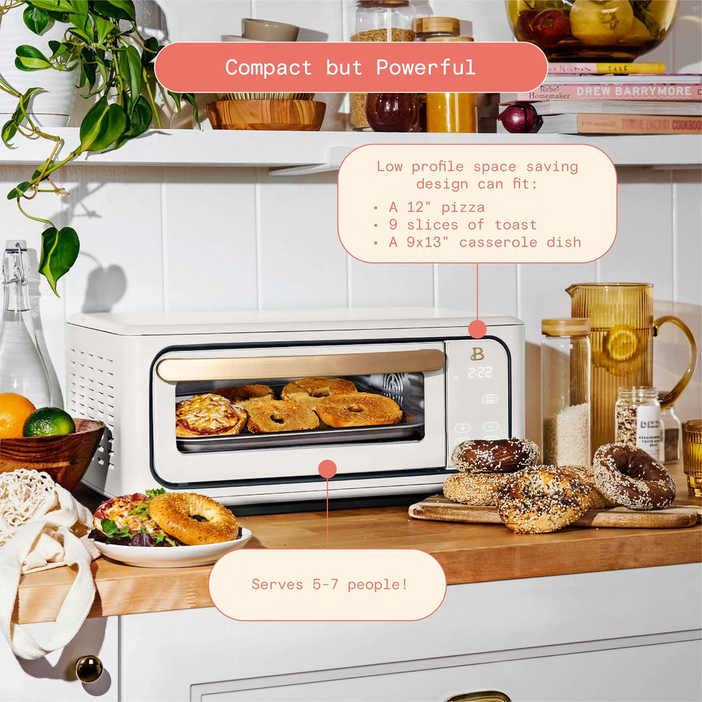Infrared Air Fry Toaster Oven, 9-Slice, 1800 W, Black Sesame I1595