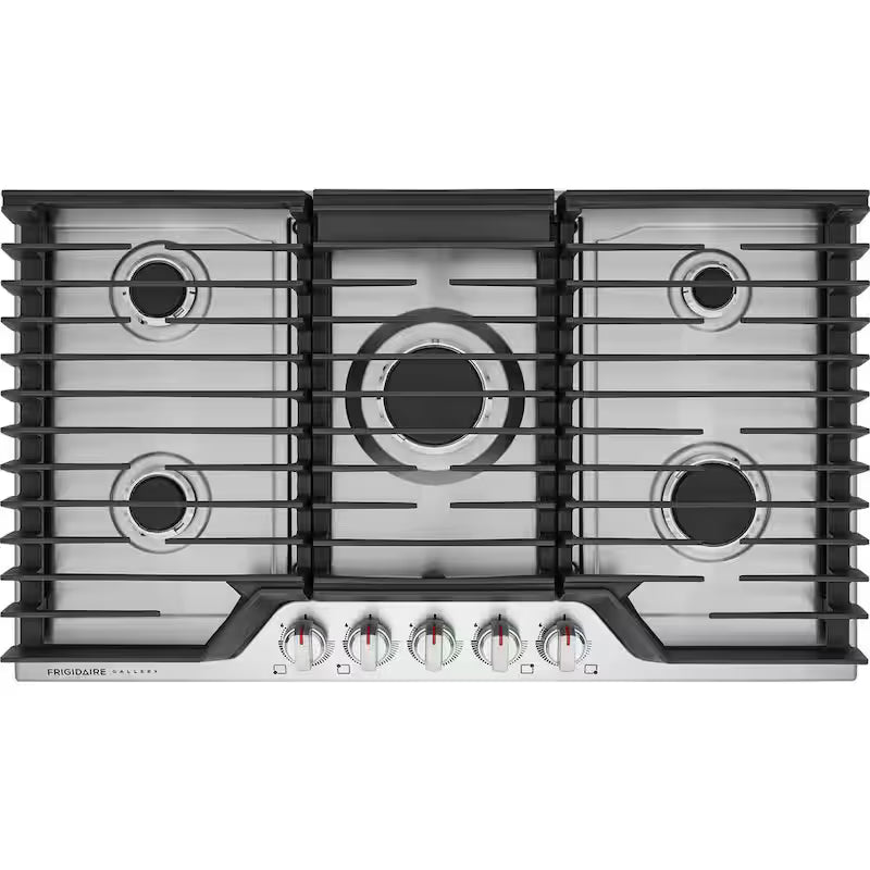 36 in. 5-Burner Stainless Steel Gas Cooktop P7209
