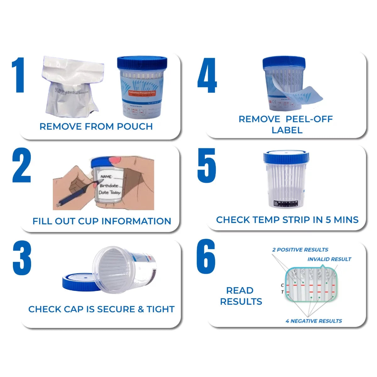 12 Panel Drug Test Cup Pack of 25 X78479