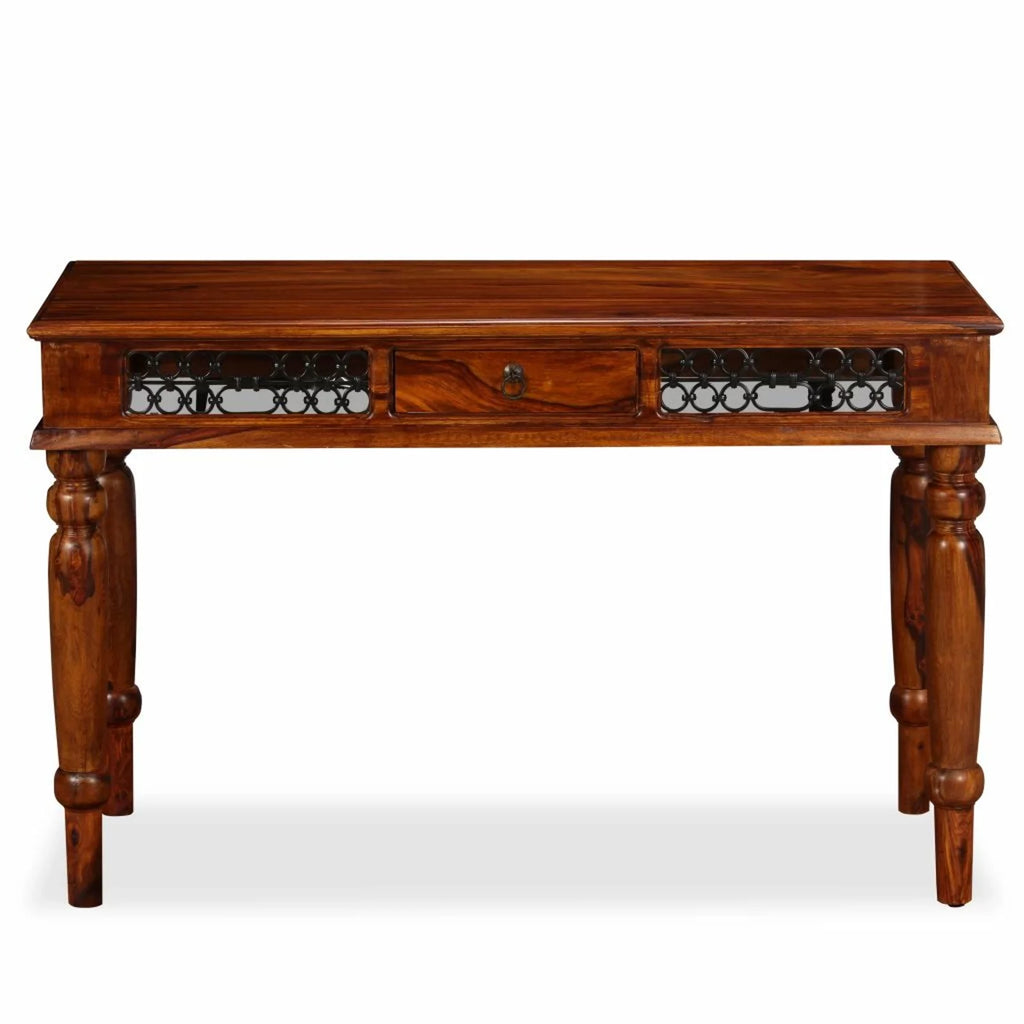 Sheesham Wood Writing Desk with Storage Drawer X766350