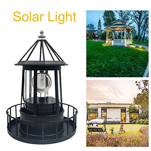 Solar Powered Lighthouse Outdoor Light V40581