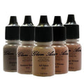 Water-based Foundation 0.50 Fl. Oz. 5 Assorted Dark Satin Shades I73138