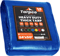 Extra Heavy Duty 14 Mil Waterproof UV Resistant Poly Tarp Z30749