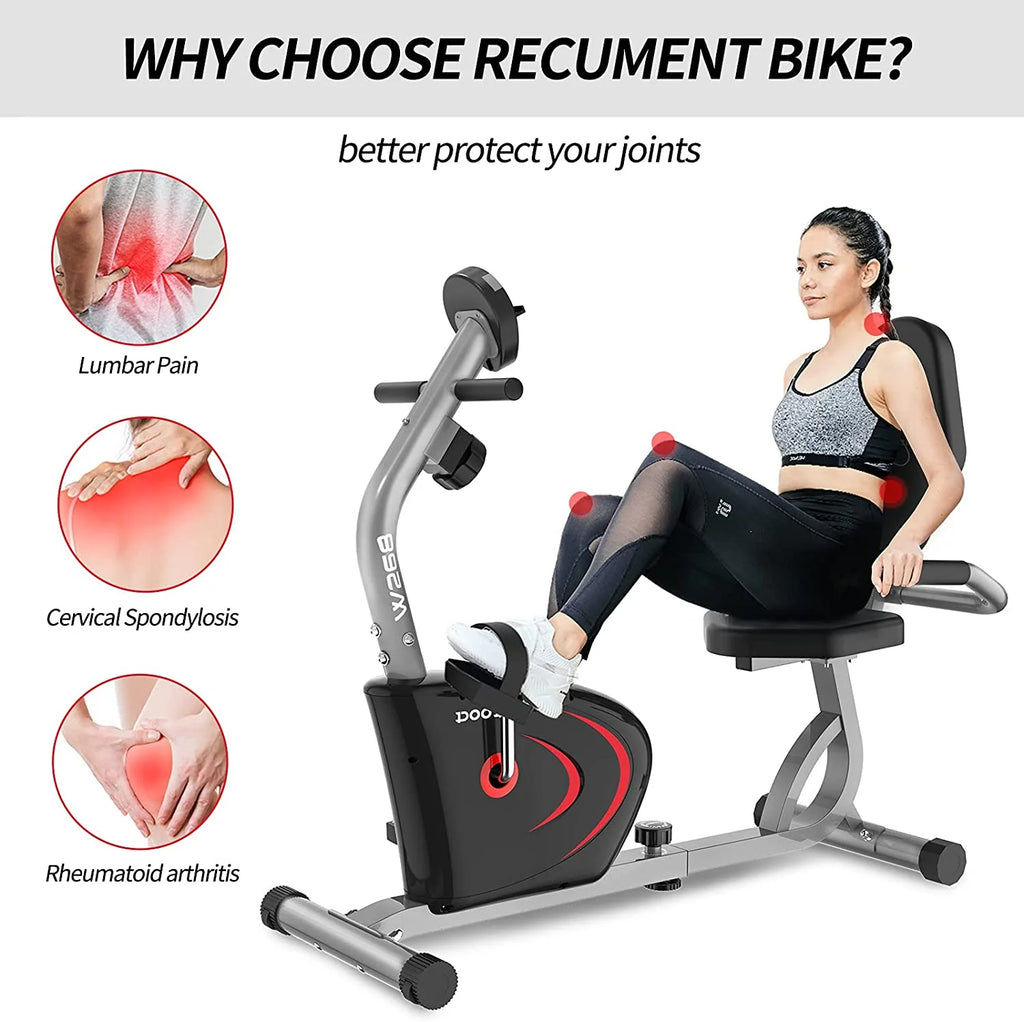 Recumbent Exercise Bike Magnetic Resistance X75001