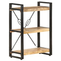 3 Tier Solid Mango Wood Bookcase P392517