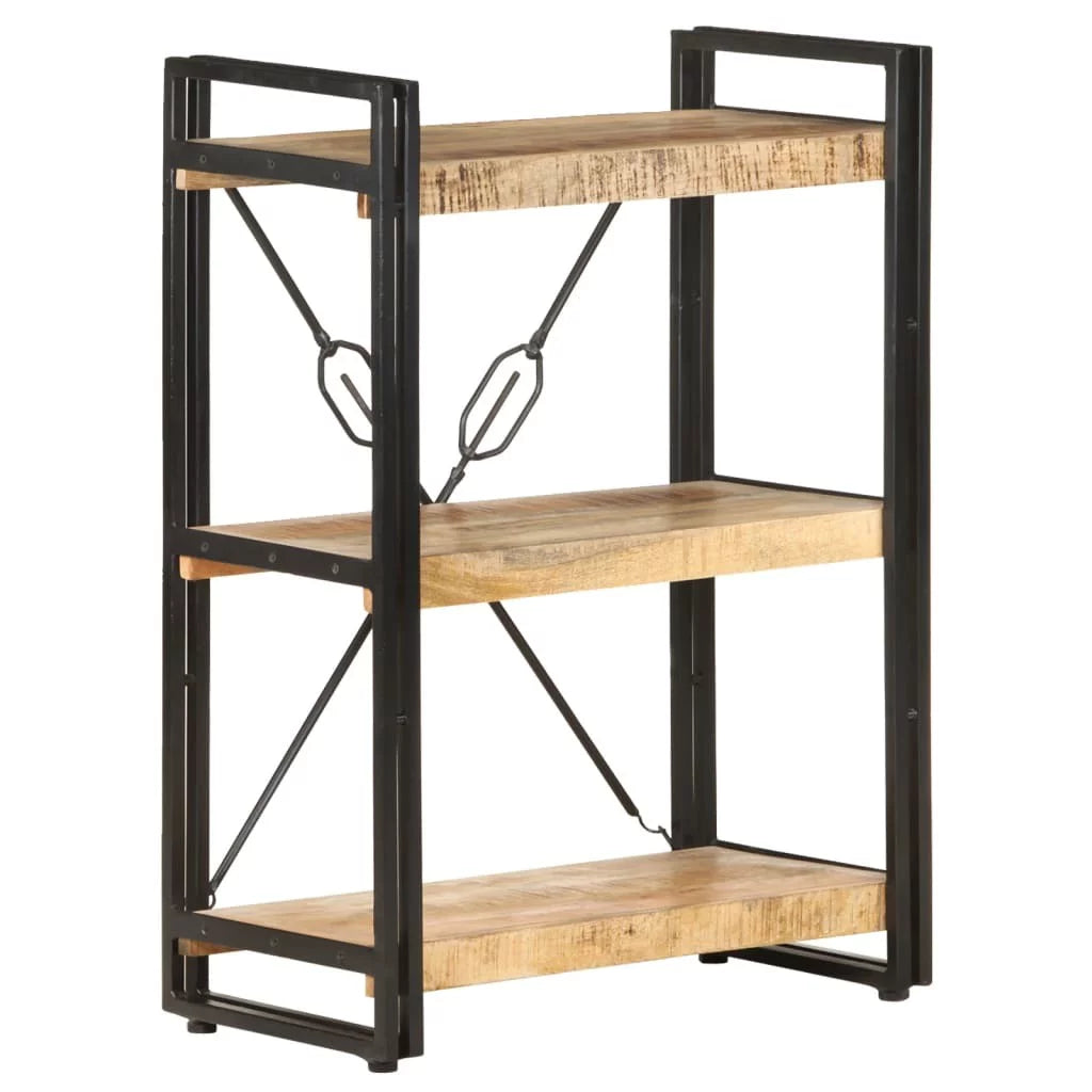 3 Tier Solid Mango Wood Bookcase P392517