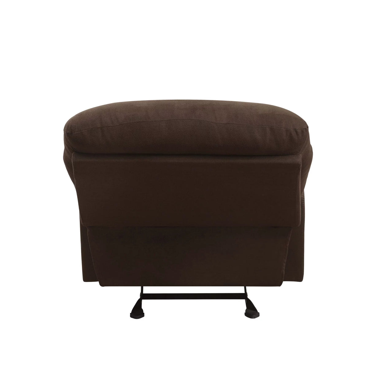Chocolate Microfiber Glider Recliner Y459854