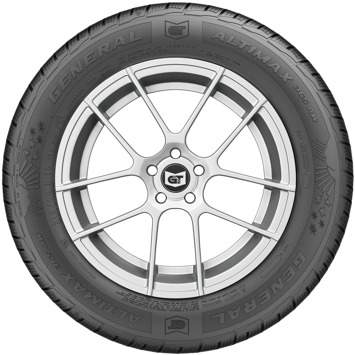 All Weather 215/65R17 99H Passenger Tire U182562