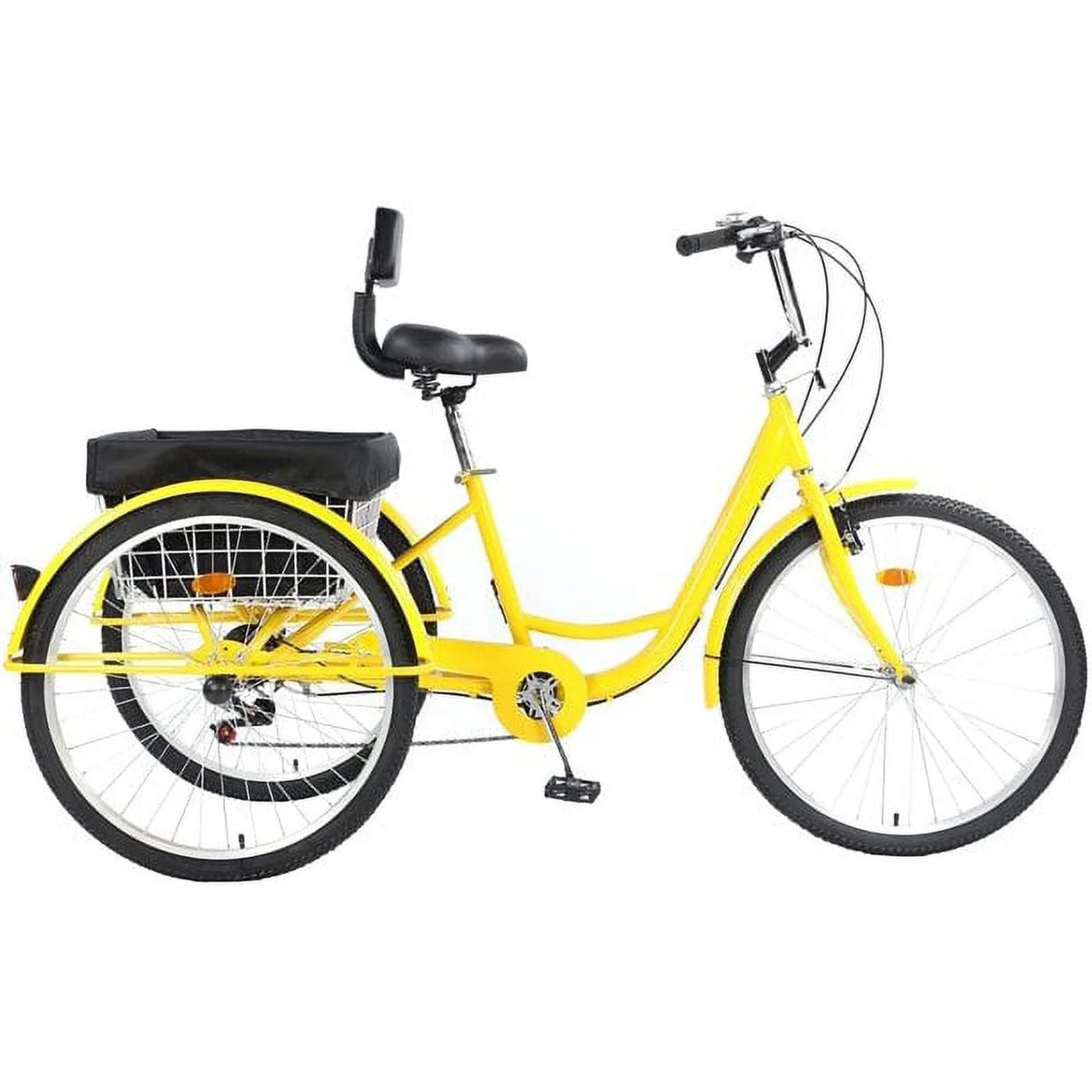 26 Inch 3 Wheels Adult Tricycle with 7 Speed Gear System E81887